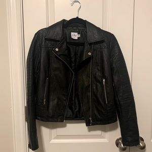Princess Polly vegan leather jacket